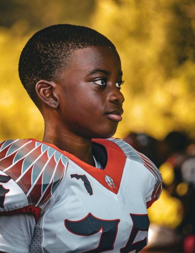 Spartans player portrait at golden hour